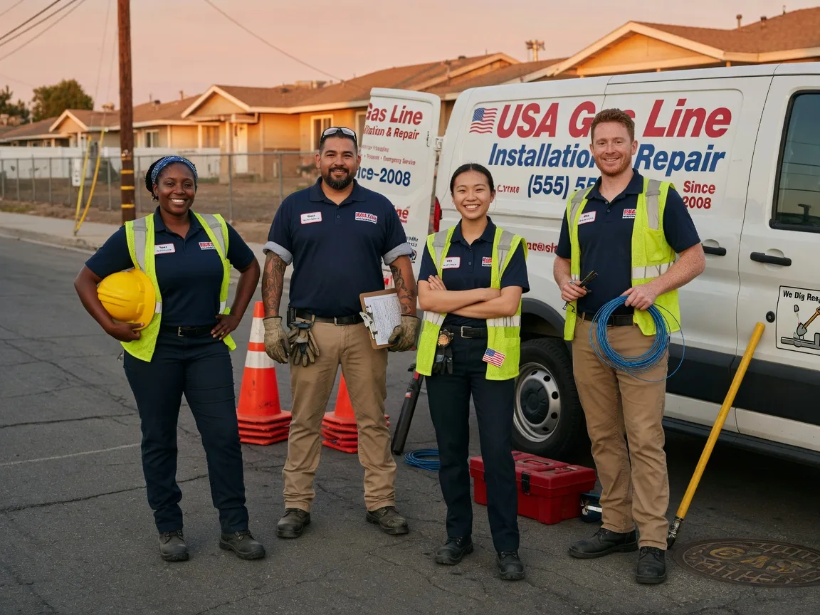 Gas Line Installation company in Tell, TX
